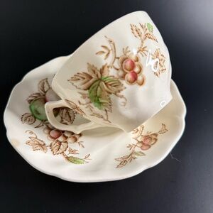 Vintage Johnson Brothers “Harvest Time” Tea Cup & Saucer